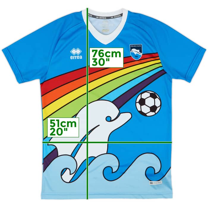 2020 Pescara Special Edition Rainbow Home Shirt - 8/10 - (L)