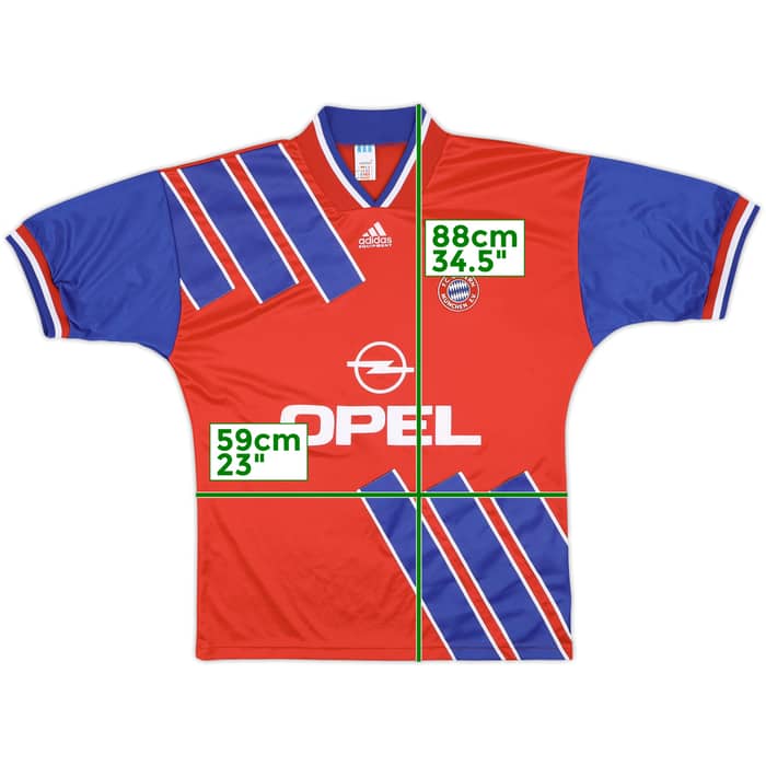 1993-95 Bayern Munich Home Shirt - 10/10 - (L)