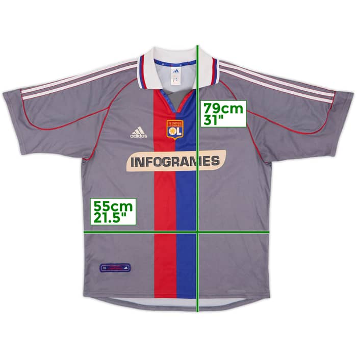 2000-01 Lyon Away Shirt - 8/10 - (L)