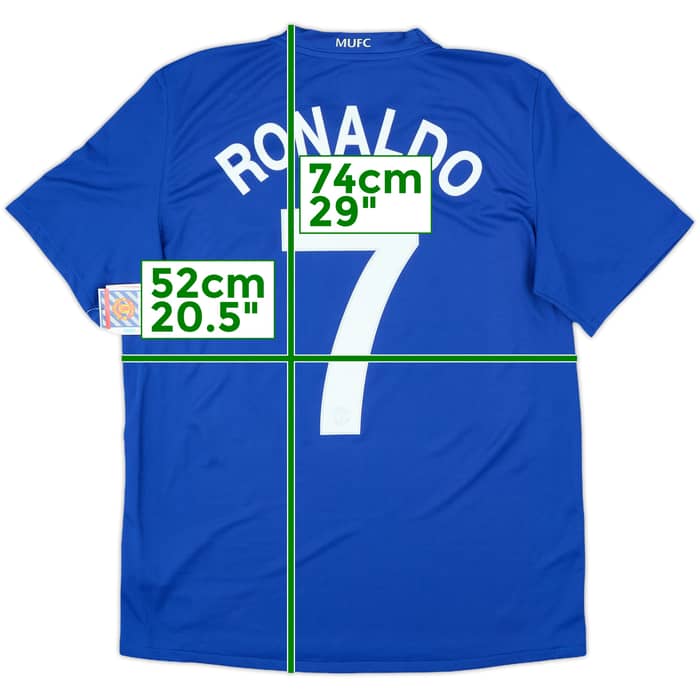 2008-09 Manchester United Third Shirt Ronaldo #7 (M)