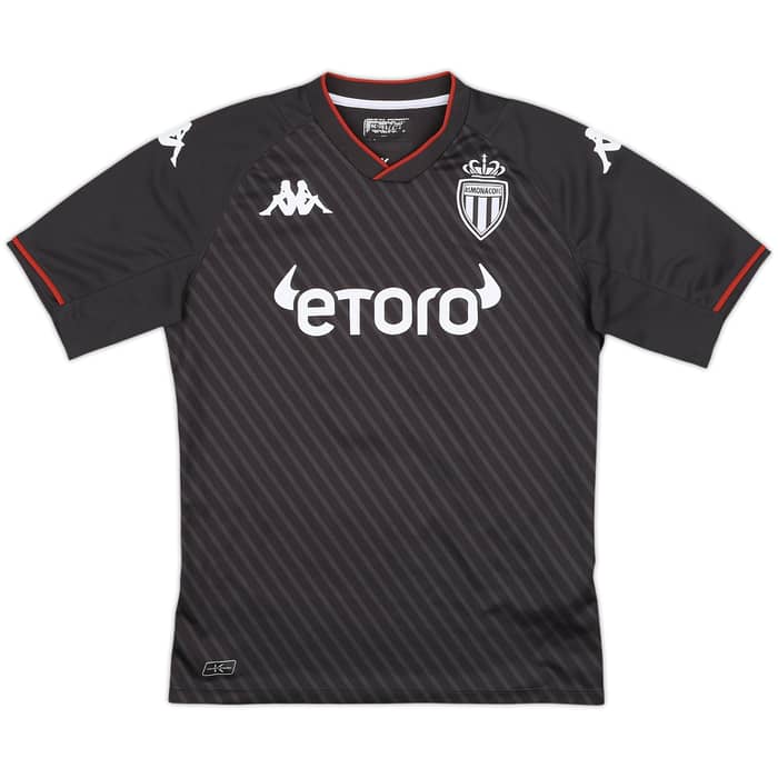 2021-22 Monaco Away Shirt Golovin #17 - 8/10 - (S)
