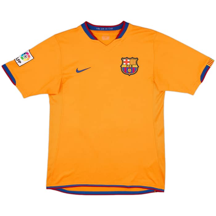 2006-08 Barcelona Away Shirt Ronaldinho #10 - 9/10 - (S)