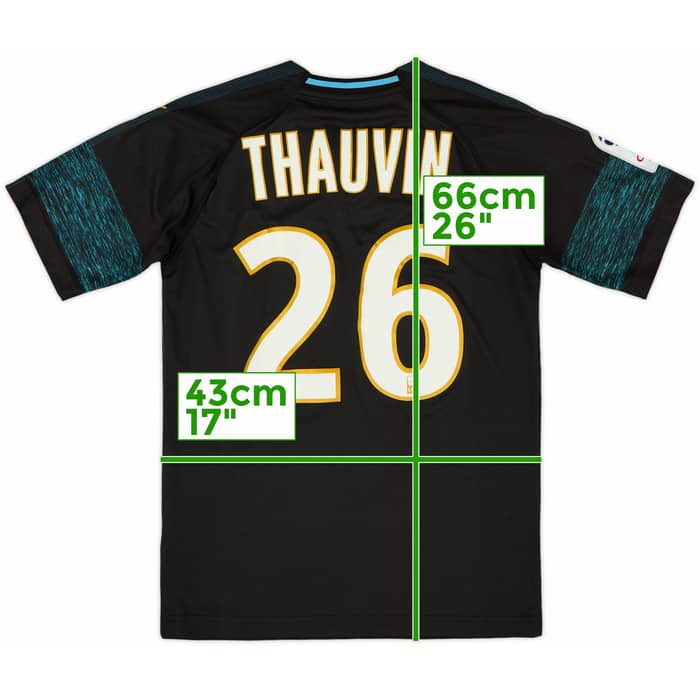 2018-19 Olympique Marseille Away Shirt Thauvin #26 - 8/10 - (XS)