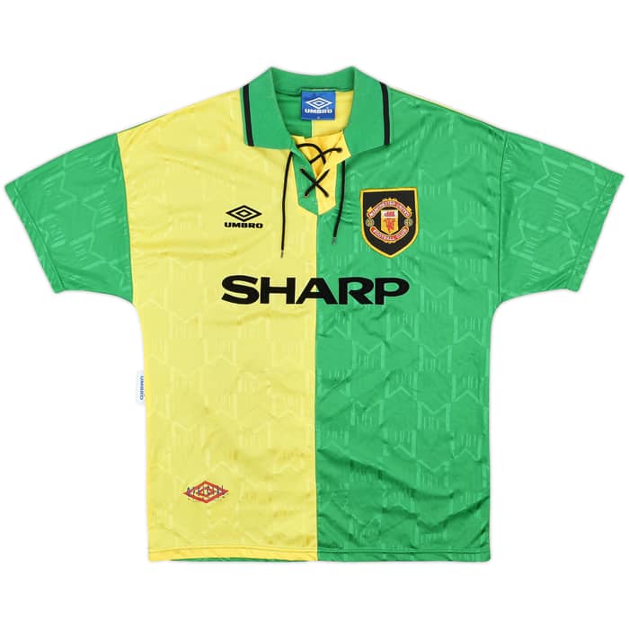 1992-94 Manchester United Third Shirt Cantona #7 - 9/10 - (M)