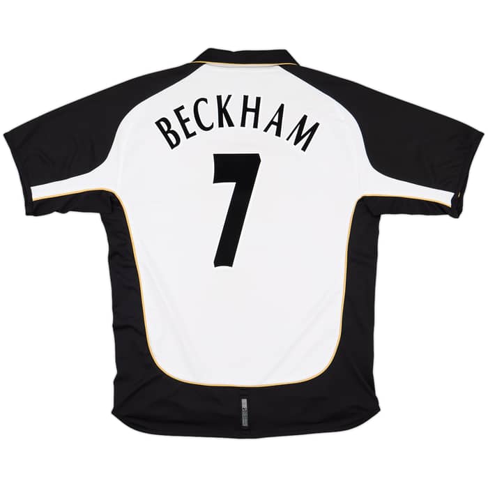 2001-02 Manchester United Centenary Away/Third Shirt Beckham #7 - 7/10 - (XL)