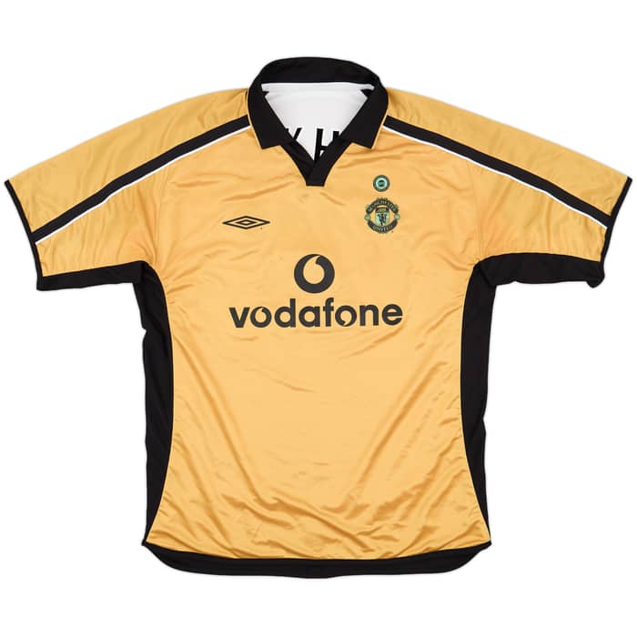 2001-02 Manchester United Centenary Away/Third Shirt Beckham #7 - 7/10 - (XL)
