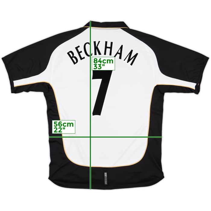 2001-02 Manchester United Centenary Away/Third Shirt Beckham #7 - 7/10 - (XL)