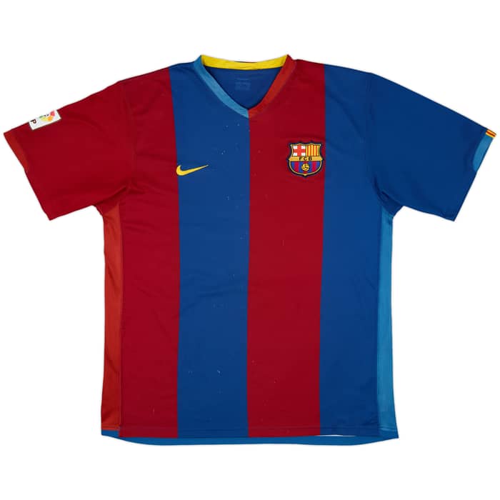 2006-07 Barcelona Home Shirt Ronaldinho #10 - 5/10 - (L)