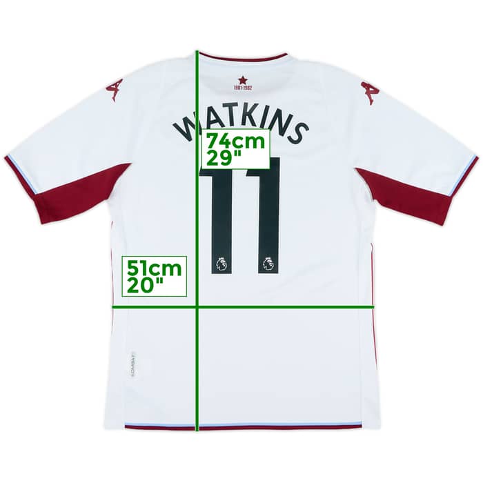 2021-22 Aston Villa Away Shirt Watkins #11 - 7/10 - (L)