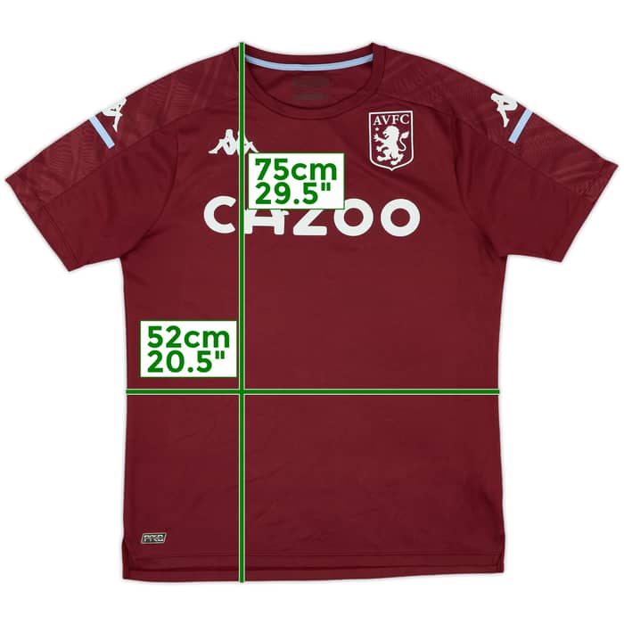 2020-21 Aston Villa Kappa Training Shirt - 6/10 - (L)