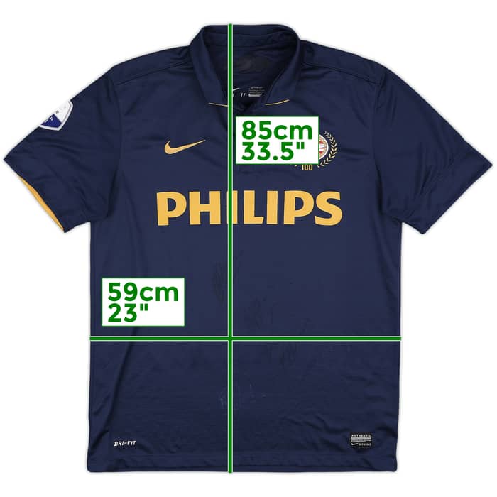 2013-14 PSV Signed Away Shirt v.d.Heijden #8 - 5/10 - (L)