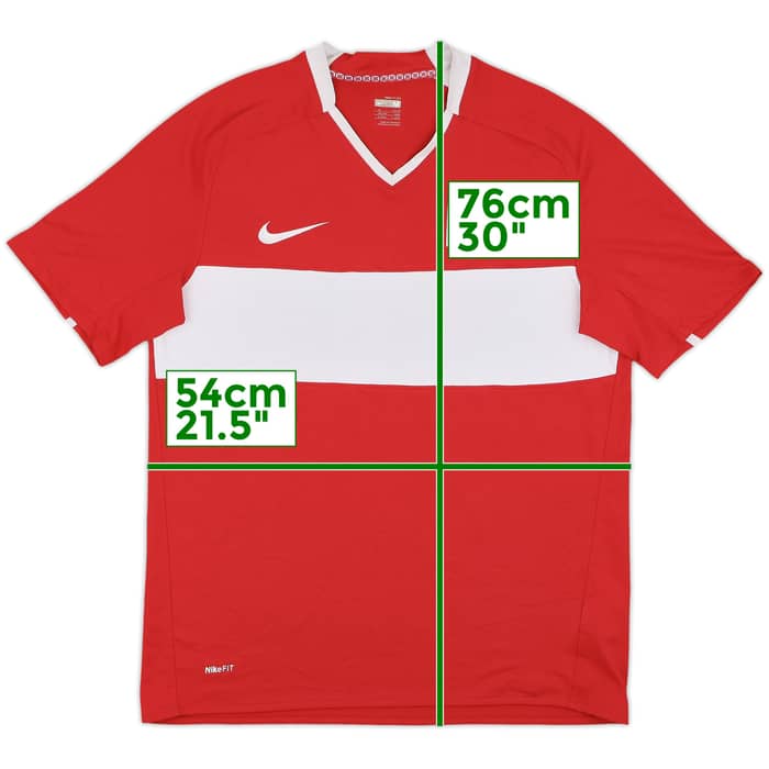 2008-10 Turkey Home Shirt - 8/10 - (M)