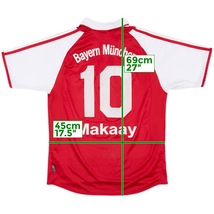 2003-04 Bayern Munich Home Shirt Makaay #10 - 5/10 - (XL.Boys)