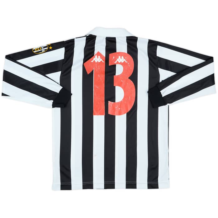 1998-99 Juventus Basic Home L/S Shirt #13 - 5/10 - (XL.Boys)