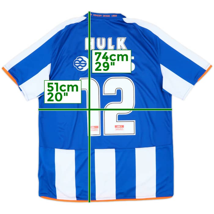 2008-09 Porto Home Shirt Hulk #12 - 9/10 - (M)