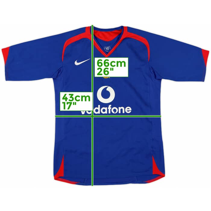 2005-06 Manchester United Away Shirt - 6/10 - (L.Boys)