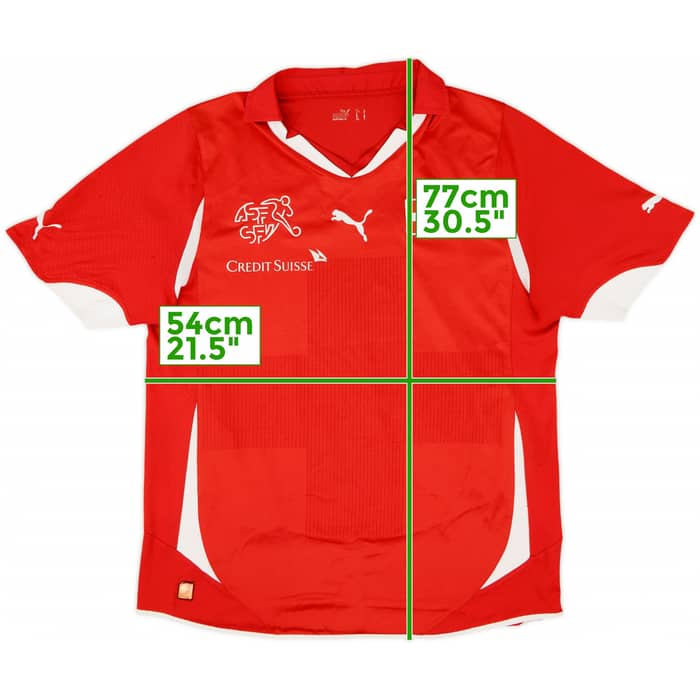 2010-11 Switzerland Home Shirt - 7/10 - (L)