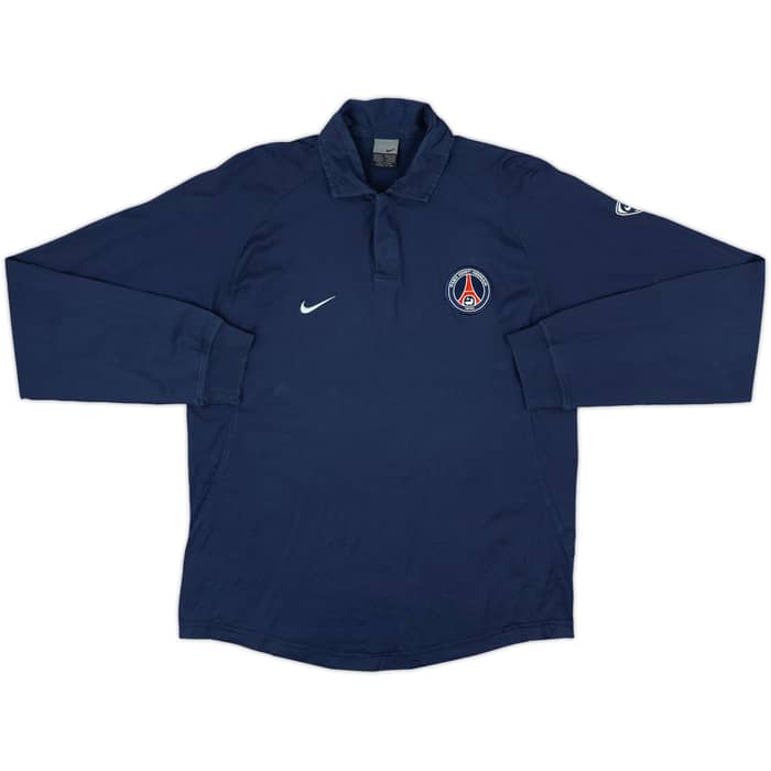 2007-08 Paris Saint-Germain Nike L/S Polo Shirt - 8/10 - (M)