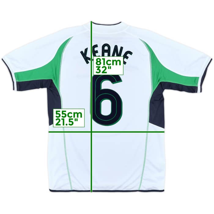 2002-03 Ireland Away Shirt Keane #6 - 9/10 - (M)