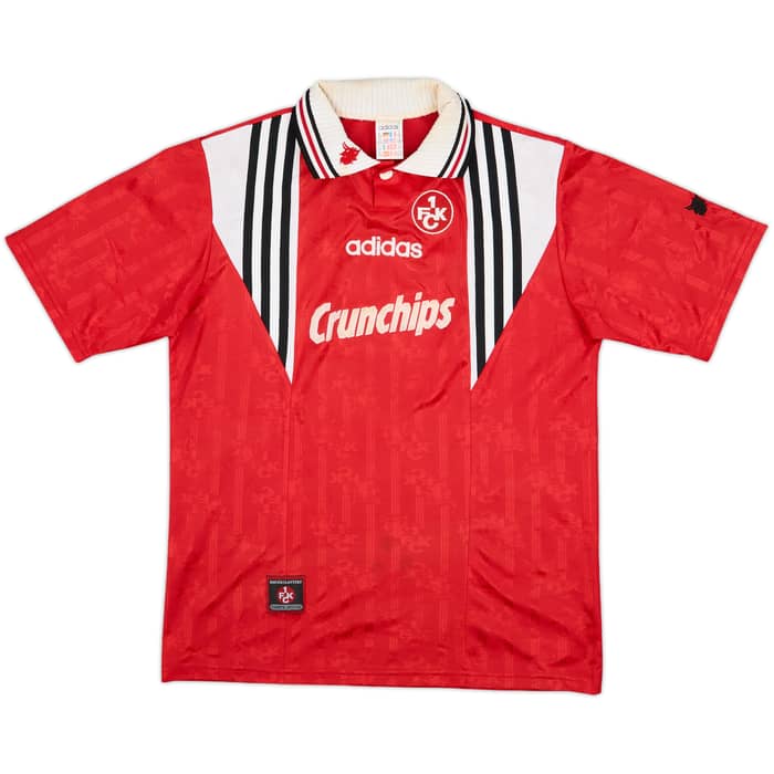1996-98 Kaiserslautern Signed Home Shirt Kuka #9 - 6/10 - (XL.Boys)