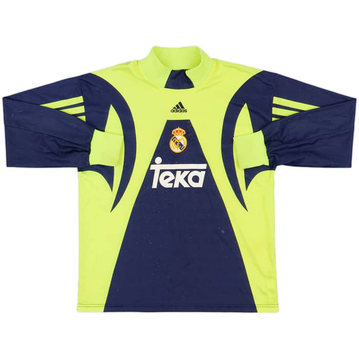 1999-01 Real Madrid GK Shirt - 7/10 - (L.Boys)