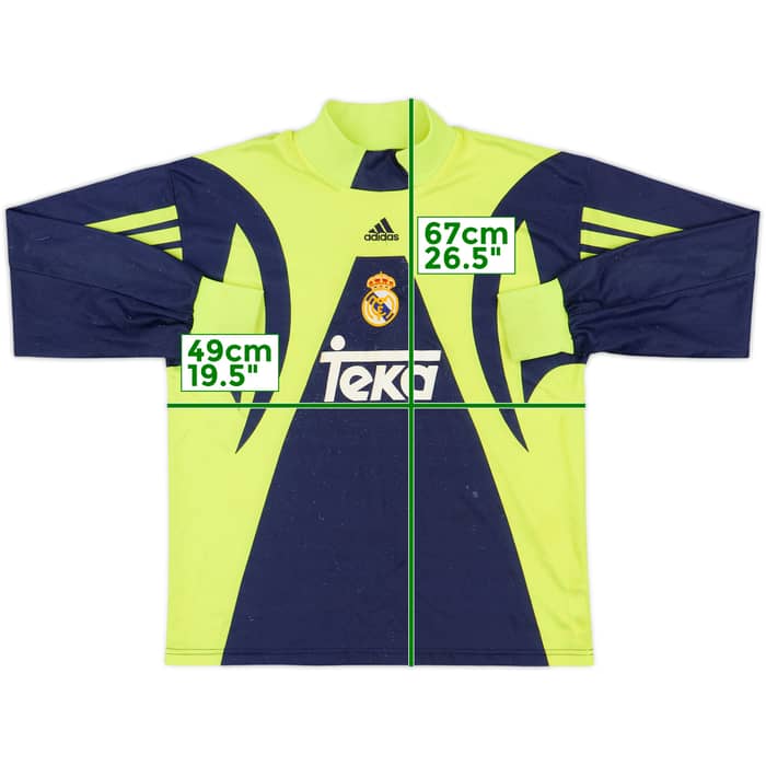 1999-01 Real Madrid GK Shirt - 7/10 - (L.Boys)