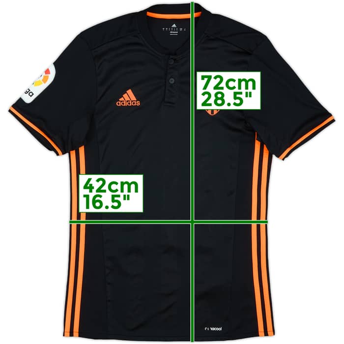 2016-17 Valencia Away Shirt - 7/10 - (S)