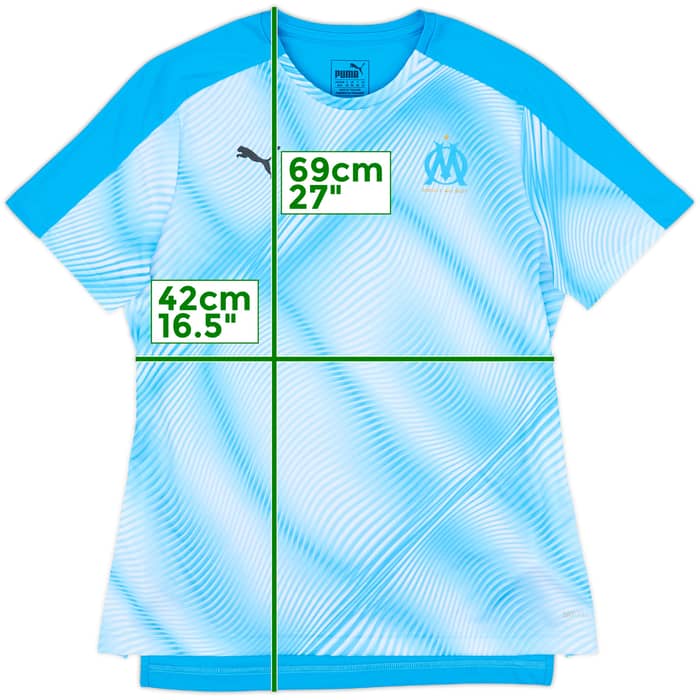 2019-20 Olympique Marseille Puma Training Shirt - 10/10 - (Women's M) 