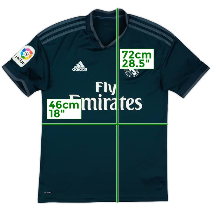 2018-19 Real Madrid Away Shirt - 7/10 - (S)