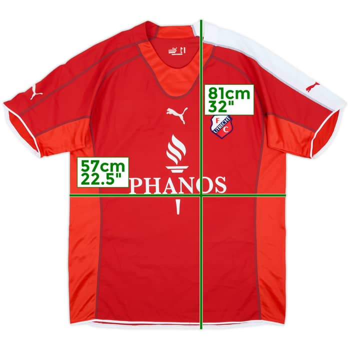 2005-06 Utrecht Home Shirt - 10/10 - (XL)