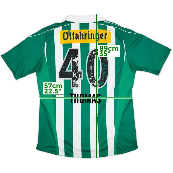 2009-10 Rapid Vienna Home Shirt Thomas #40 - 5/10 - (XXL)