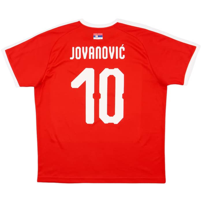2018-19 Serbia Home Shirt Jovanovic #10 - 7/10 - (L)