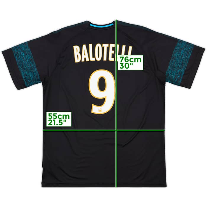 2018-19 Olympique Marseille Away Shirt Balotelli #9 - 9/10 - (XL)