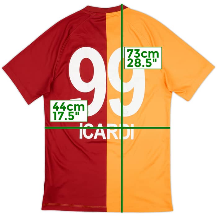 2023-24 Galatasaray Home Shirt Icardi #99 - 6/10 - (S)