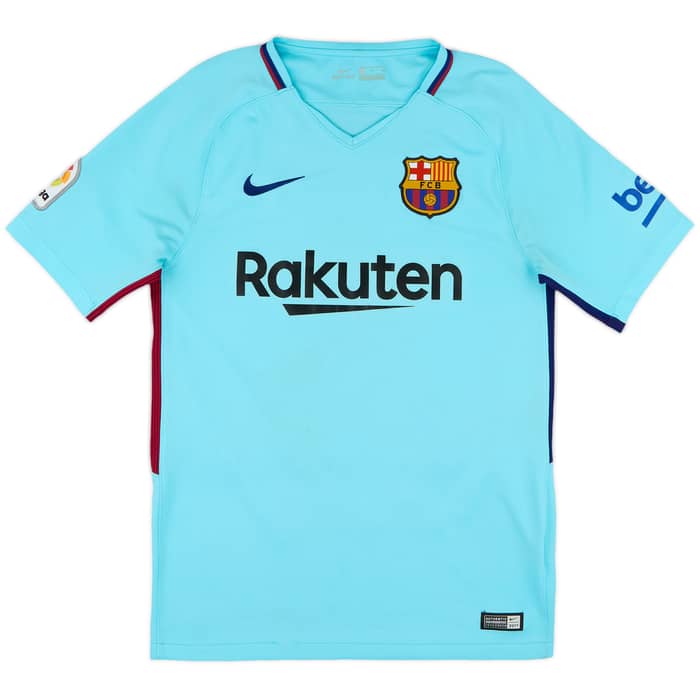2017-18 Barcelona Away Shirt Suarez #9 - 8/10 - (S)