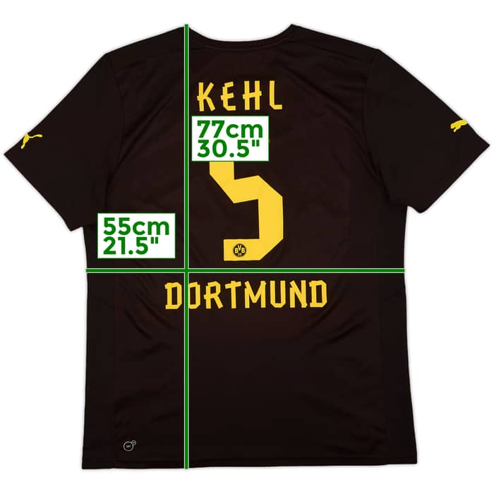 2012-13 Borussia Dortmund Away Shirt Kehl #5 - 7/10 - (XXL)