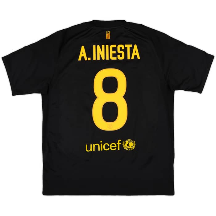 2011-12 Barcelona Away Shirt A.Iniesta #8 - 9/10 - (M)