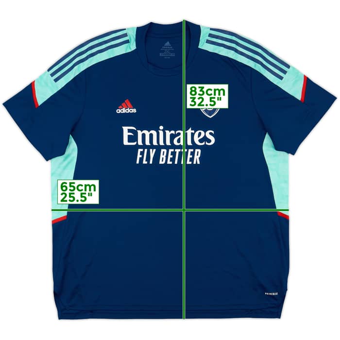 2021-22 Arsenal adidas Training Shirt - 9/10 - (XXL)