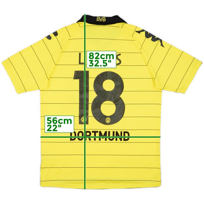 2010-11 Borussia Dortmund Home Shirt Lucas #18 - 5/10 - (XL)