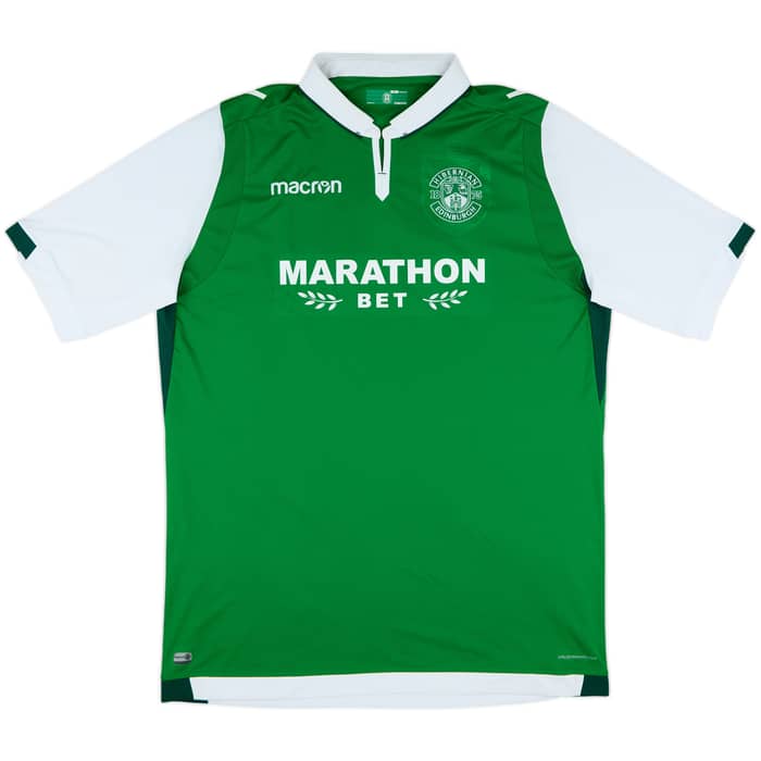 2017-18 Hibernian Home Shirt - 9/10 - (5XL)
