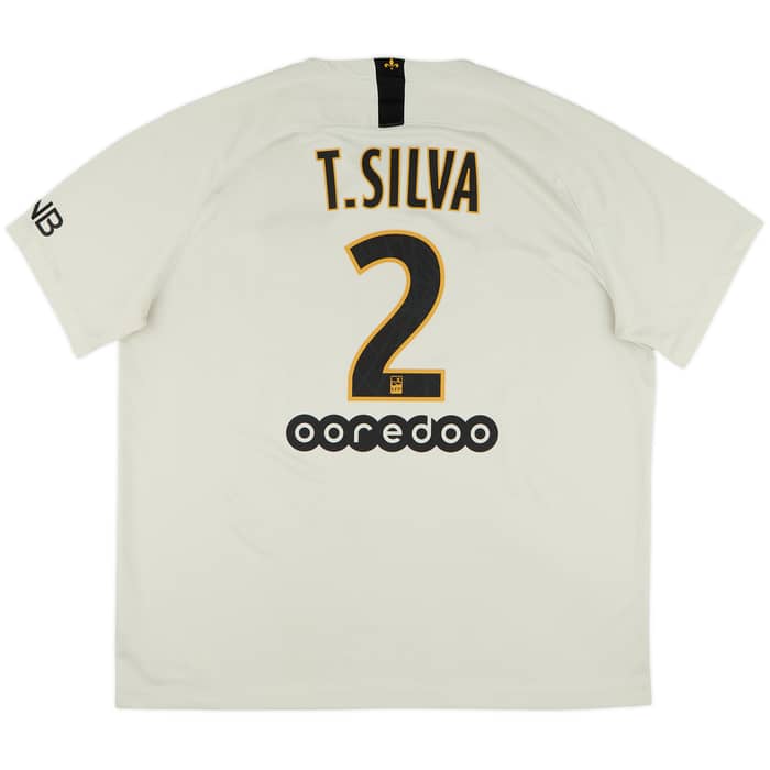 2018-19 Paris Saint-Germain Away Shirt T.Silva #2 - 7/10 - (XXL)