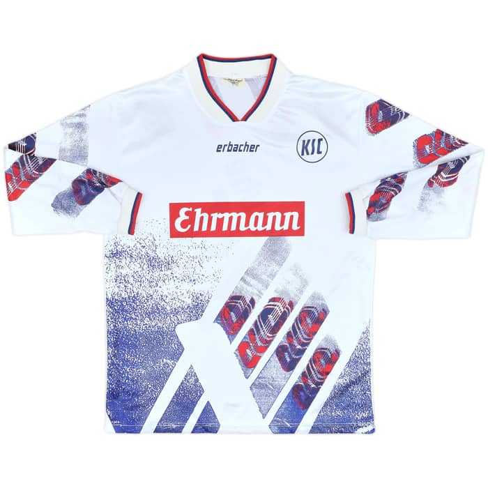1993-95 Karlsruhe Home L/S Shirt - 8/10 - (XL)