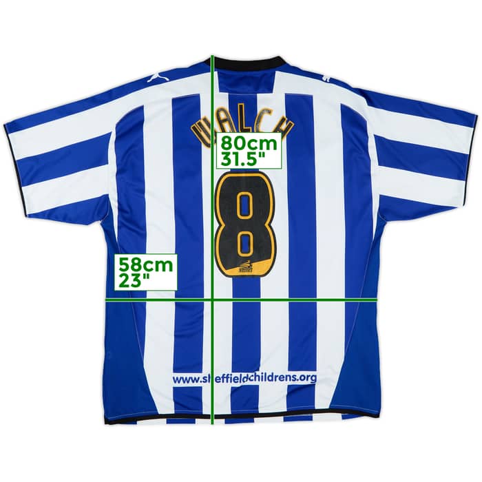 2009-10 Sheffield Wednesday Home Shirt Walch #8 - 6/10 - (XL)