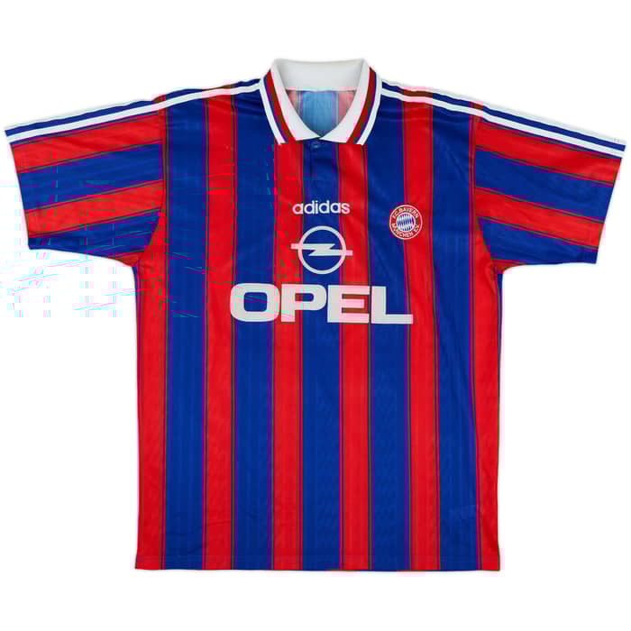 1995-97 Bayern Munich Home Shirt Helmer #5 - 9/10 - (XL)