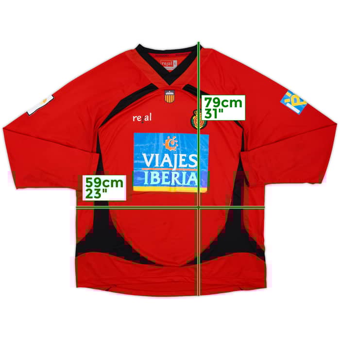 2007-08 Mallorca Home L/S Shirt - 5/10 - (XL)