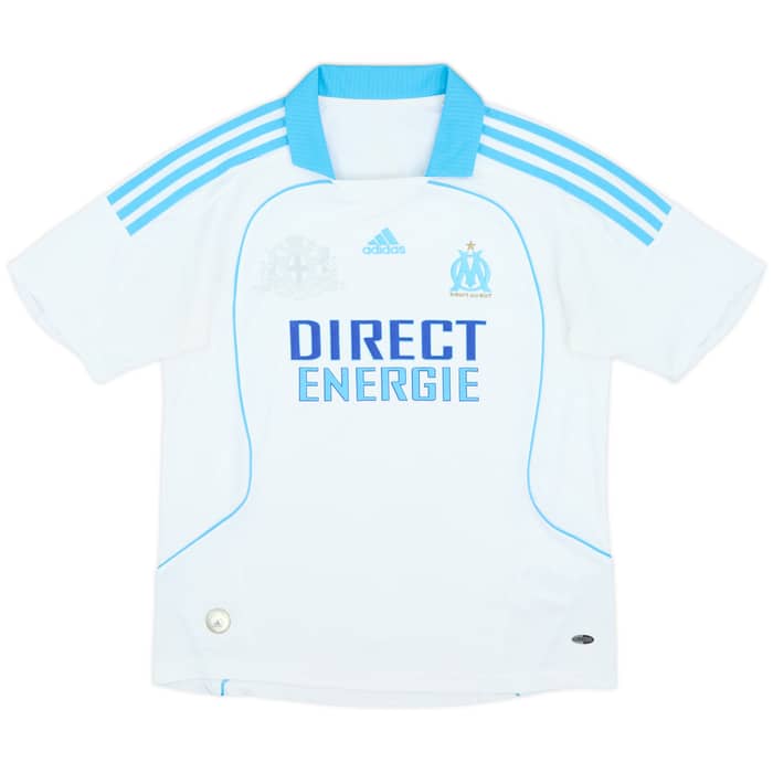 2008-09 Olympique Marseille Home Shirt - 7/10 - (M.Boys)