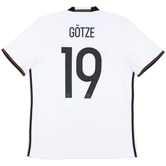 2015-16 Germany Home Shirt Gotze #19 - 9/10 - (L)