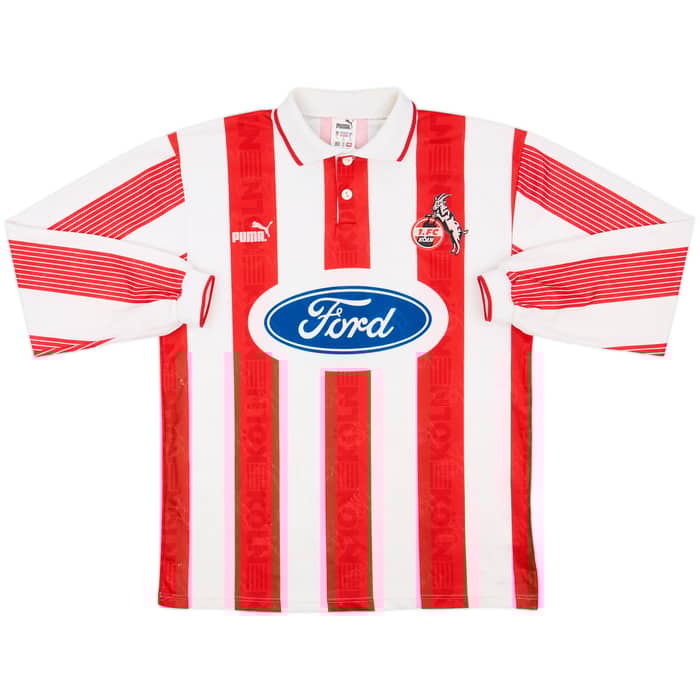 1995-96 FC Koln Home L/S Shirt - 8/10 - (M)