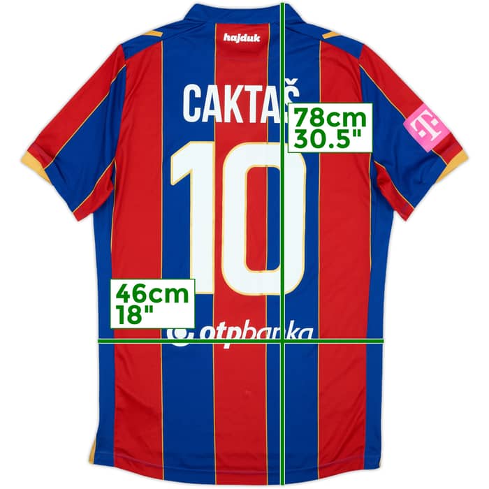 2018-19 Hajduk Split Away Shirt Caktas #10 - 8/10 - (M)