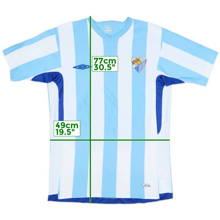 2009-10 Malaga Home Shirt - 8/10 - (M)